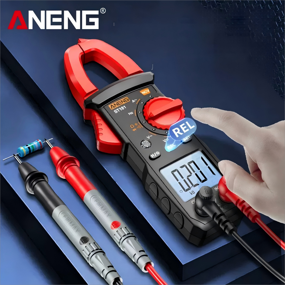 ANENG PN200数字夹具仪表仪多米计4000计数DC/AC 600A电流测试仪汽车HZ电容NCV OHM测试