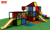 Anak -anak outdoor modular playground dengan slide