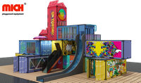 3 níveis Mich contêiner com playground slide 2305f