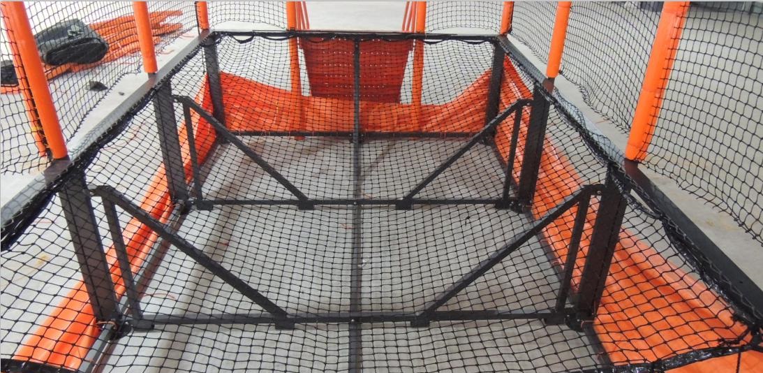 Netización de seguridad del parque de trampolines
