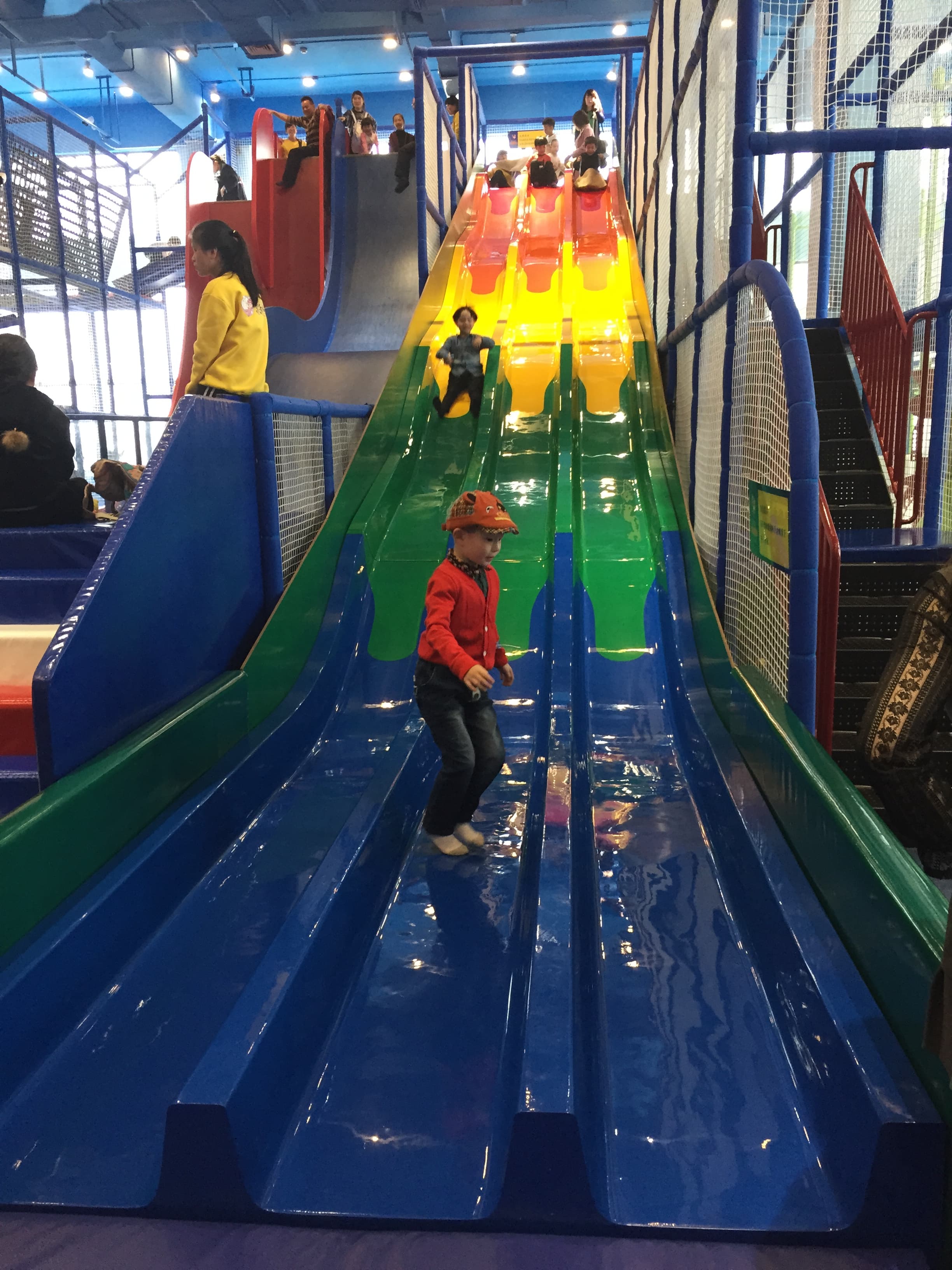Mich Indoor Playground Fiberglass Slides