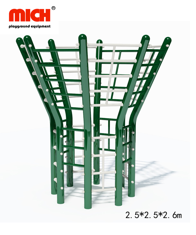 Equipo de acondicionamiento físico de cuerpo al aire libre galvanizado con escalera vertical, estructura de escalada para la venta