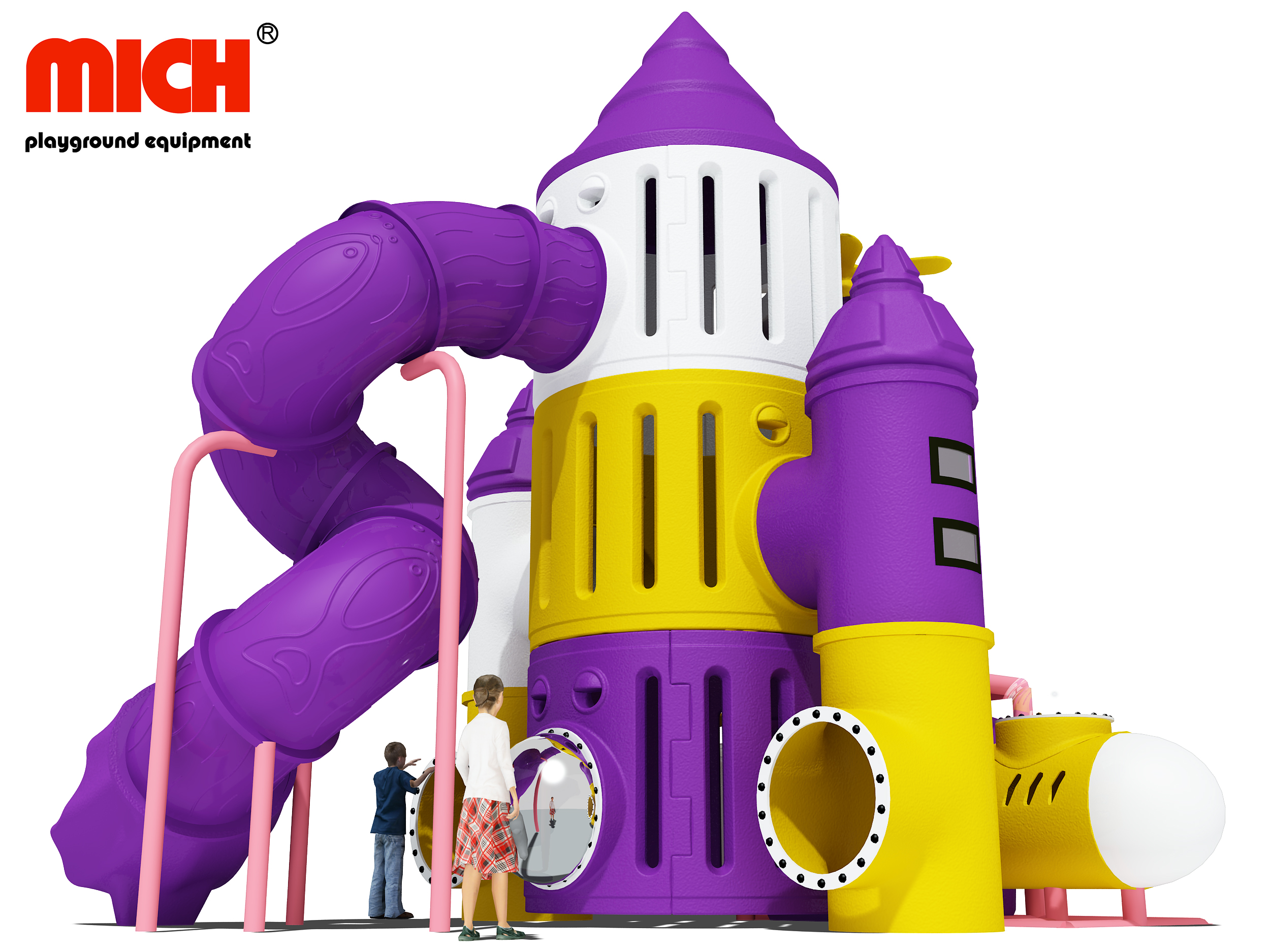 Kids Plastic Play Play House für Innenräume/ Außenbereiche