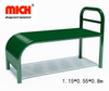 Galvanized Outdoor Satups Fitness Equipne Park Sidewalk Bench para venda