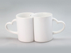 11oz Ceramic Porcelain Stoneware Blank Sublimation Mug, Plain White