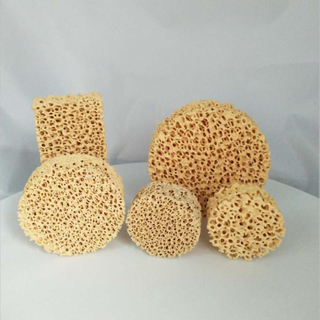 Zirconia/ZrO2/Zirconium Oxide Ceramic Foam Filter 1700 C for Carbon Steel, Steel Alloy and Stainless Steel Casting