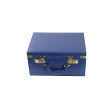 Leather Jewelry Box Suitcase Box Luggage Handmade Travel Suitcase Storage Case Holder for Girl Lady Earring,Ring,Necklace,Pendant,Watch,Bracelet