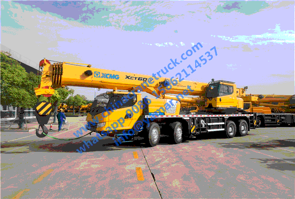 Customer order XCMG 60 ton Right Hand Drive truck crane