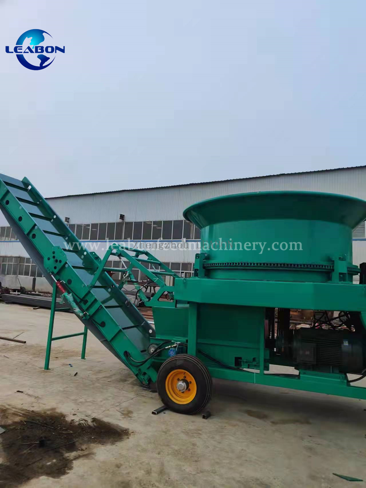 Alfafa Bales Crusher Grinder Belt Grass Bale Shredder 