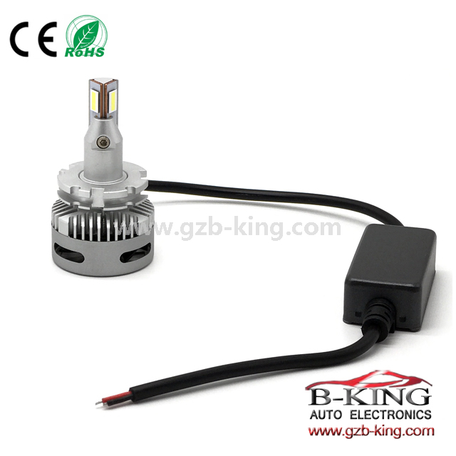 Compact 9-30V 40W 5000lm D2 D2S D2R car LED headlight bulb (for projector lens )