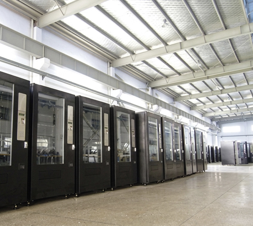 Sala de exposición conjunta de máquinas expendedoras inteligentes de Nanjing