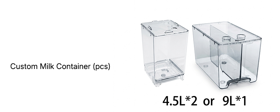 Contenedor compatible con enfriador de leche comercial MR50 50L