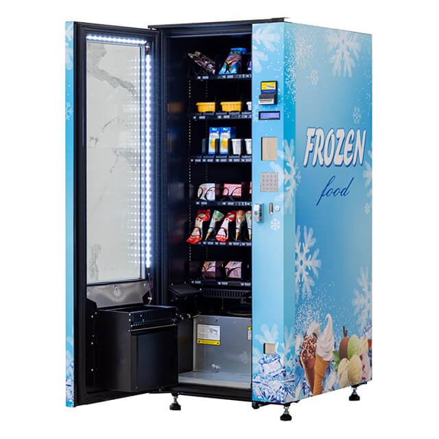 Máquina expendedora de helado duro congelado VCM3000F para alimentos frescos congelados
