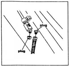 plugs on both soft and hard hoses