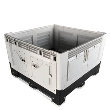 Caja de paletas de plástico plegable industrial 1200*1000*810