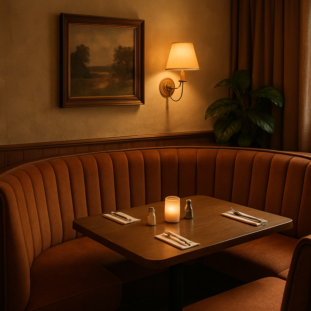 Variety of booth designs for restaurants Variety of booth designs for restaurants