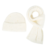 Mens Rib Beanie Scarf Set