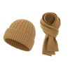 Wool Warm Kids Knit Cap Scarf Two Piece Set