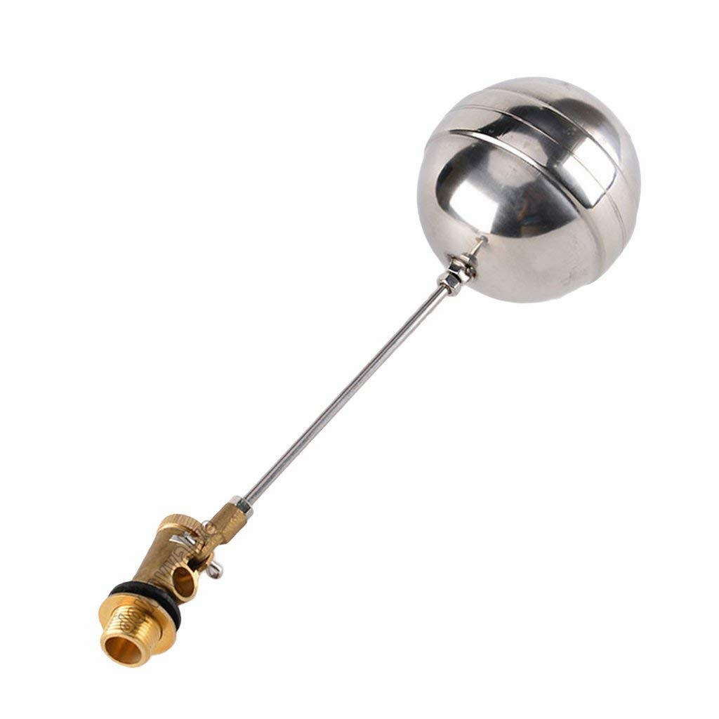 Robinet &agrave; bille &agrave; flotteur en laiton d'usine OEM / ODM avec bille en acier inoxydable