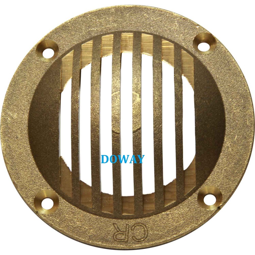 Grille de cr&eacute;pine d'admission ronde Factory Dzr (fente compl&egrave;te / 180 mm OD / 130 mm ID)