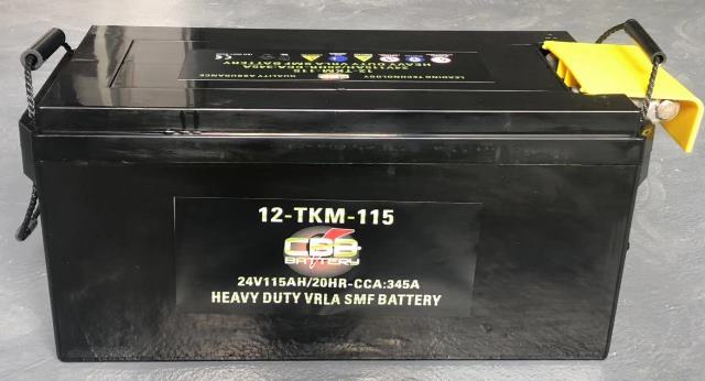 12-TKM-115 VRLA SMF Military Tank Battery 24V115AH