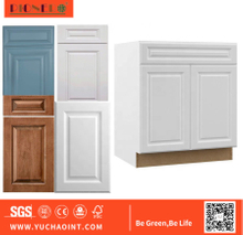 PVC Thermofoil Shaker Style MDF Kitchen Cabinet Door Wood