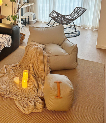 High Quality Cat Shape Beanbag Chair Customized Bean Bag Sofa Cover for Adults Luxury Back Support Bean Bag Chair