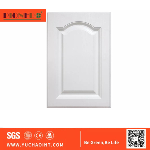 PVC Thermofoil Shaker Style MDF Kitchen Cabinet Door Wood