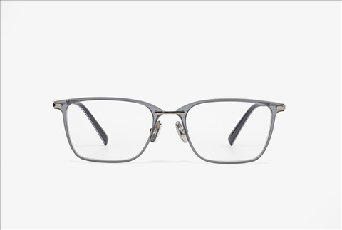 PA2197F square nylon front with titanium eyewear glasses frame