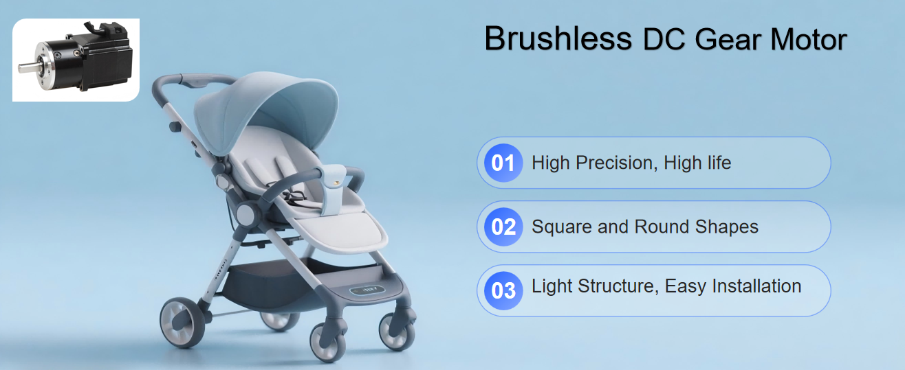 drive system for intelligent baby stroller