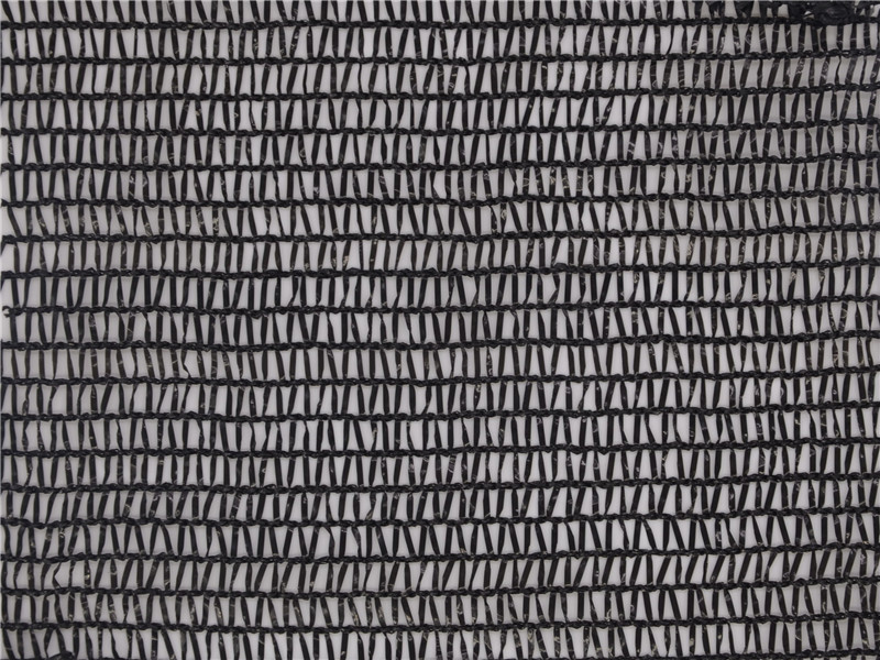 40% Bloqueo de cinta 40GSM Red de sombra negra con borde afilado para agricultura