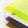 Colorful Double Wall Polycarbonate Hollow Sheets Twin Wall PC Hollow Sheets