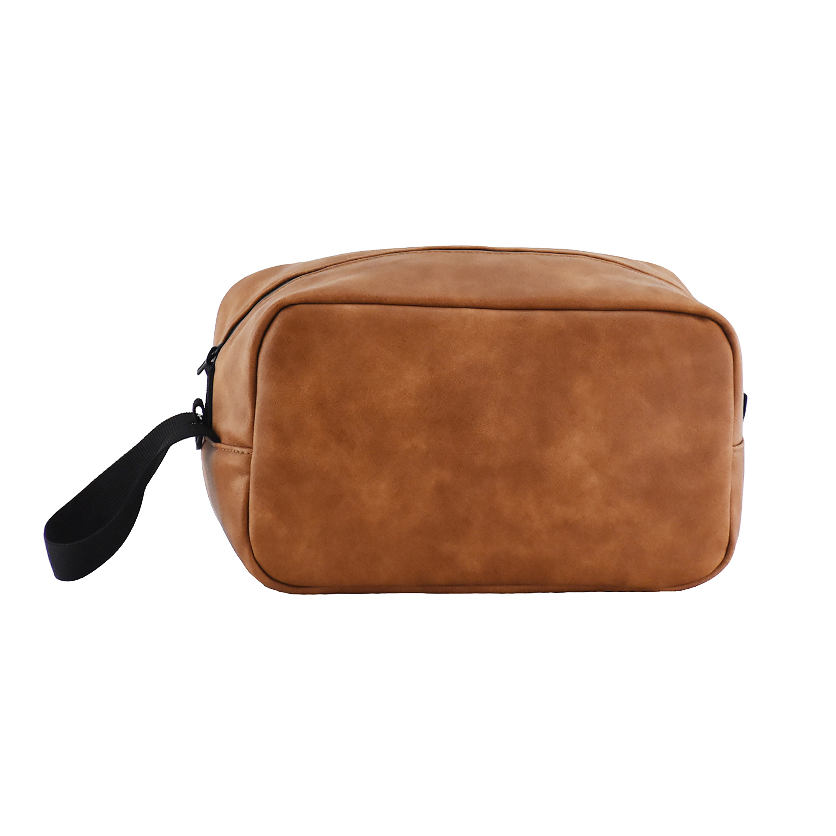 Odor Scent Proof Pu Leather Toiletry Bag with Carbon Lining