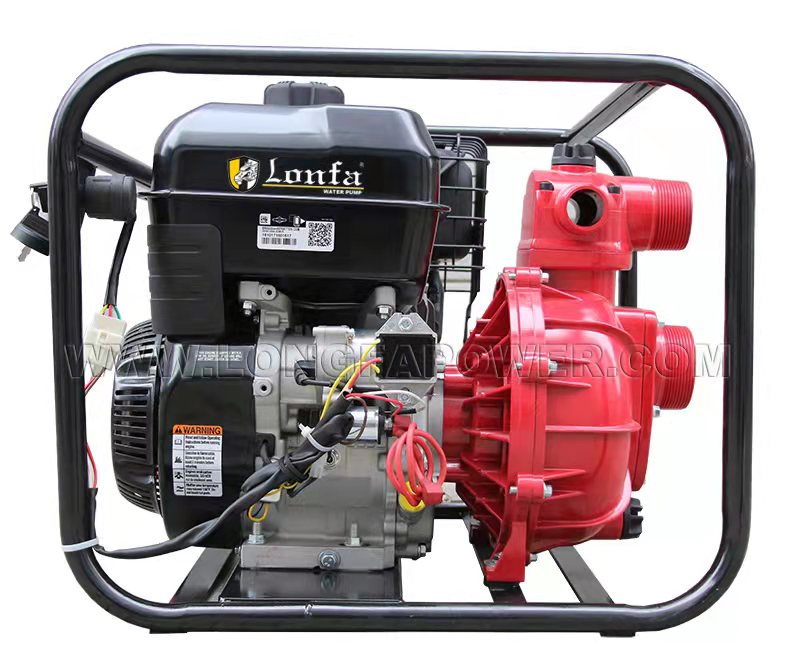 2 inch 2" 3 Inch 3" Gasoline High Pressure Fire Fighting Water Pump for Agricultural Irrigation