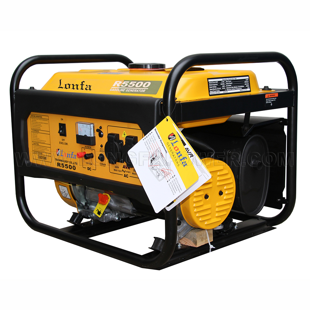 R5500 3000W 212CC 7.0HP High Quality Gasoline Petrol Generator