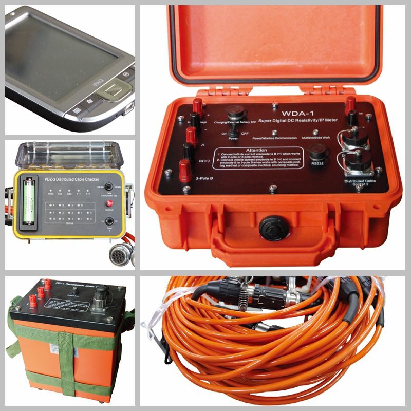 Super Digital DC Resistivity IP Meter d