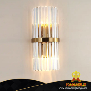 Причудливая классическая конструкция из хрусталя и металла настенный светильник на вилле (KIZ-65W)