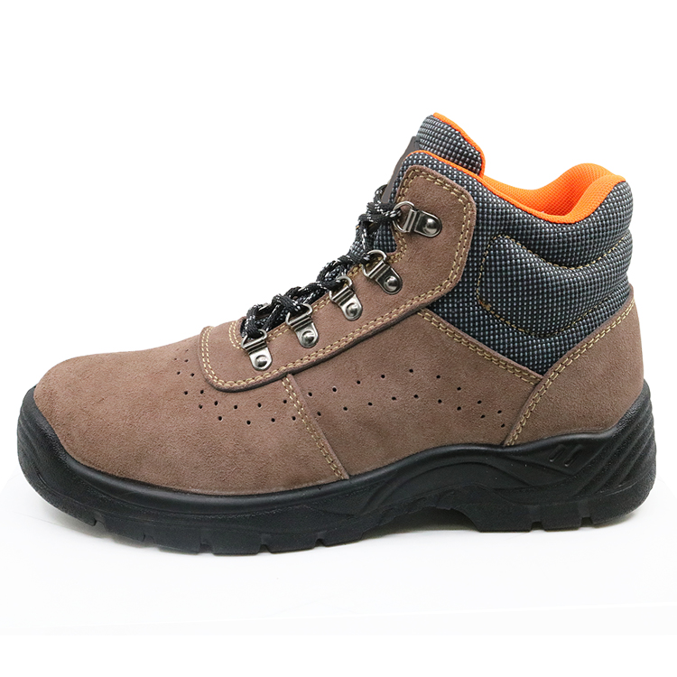 5060 Oil resistant anti slip breathable workshop sport safety boots with steel toe