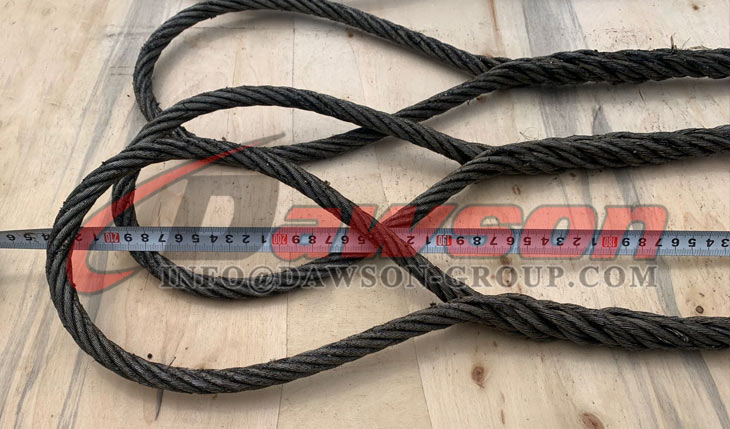 Tapered Eye Splice Wire Rope Slings - Dawson Group Ltd. - China Factory, Manufacturer, Supplier テーパーアイ スプライス ワイヤー ロープ スリング - Dawson Group Ltd. - 中国工場、メーカー、サプライヤー