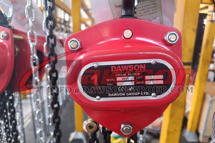 Bloco de corrente DSVD, talha de corrente para canteiro de obras - Dawson Group Ltd. - Fabricante, fornecedor, f&aacute;brica na China