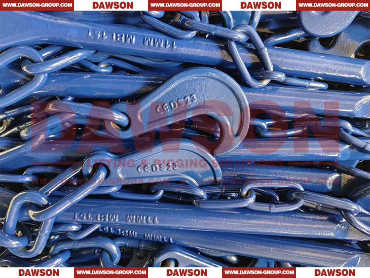 MBS 15T 11MM Palanca de amarre forjada de acero de aleaci&oacute;n, Carpeta de carga para amarre, Palancas de tensi&oacute;n con gancho, Palanca tensora para cadena de amarre - Dawson Group Ltd. - Fabricante, proveedor y f&aacute;brica de China