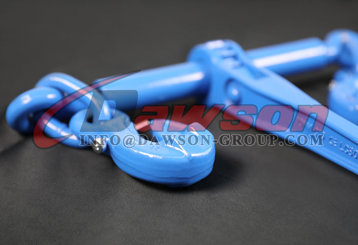 Carpeta de carga con trinquete de grado 100 y 10 mm con gancho de sujeci&oacute;n y pasador de seguridad para amarre con trinquete - Dawson Group Ltd. - Fabricante y proveedor de China