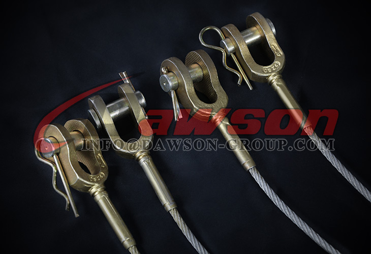 Eslingas de cable de acero DAWSON con casquillo de peltre abierto galvanizado - Dawson Group Ltd. - Fabricante, proveedor de China