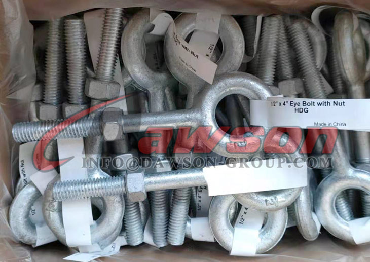 Perno de argolla con tuerca regular de acero forjado G291 - Dawson Group Ltd. - Proveedor de China, F&aacute;brica