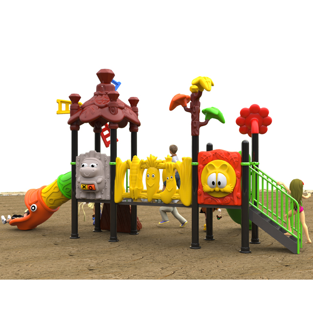 Kleinkinderrutschen mit Giraffenleiter und 2 Rutschen (WJ-C1)