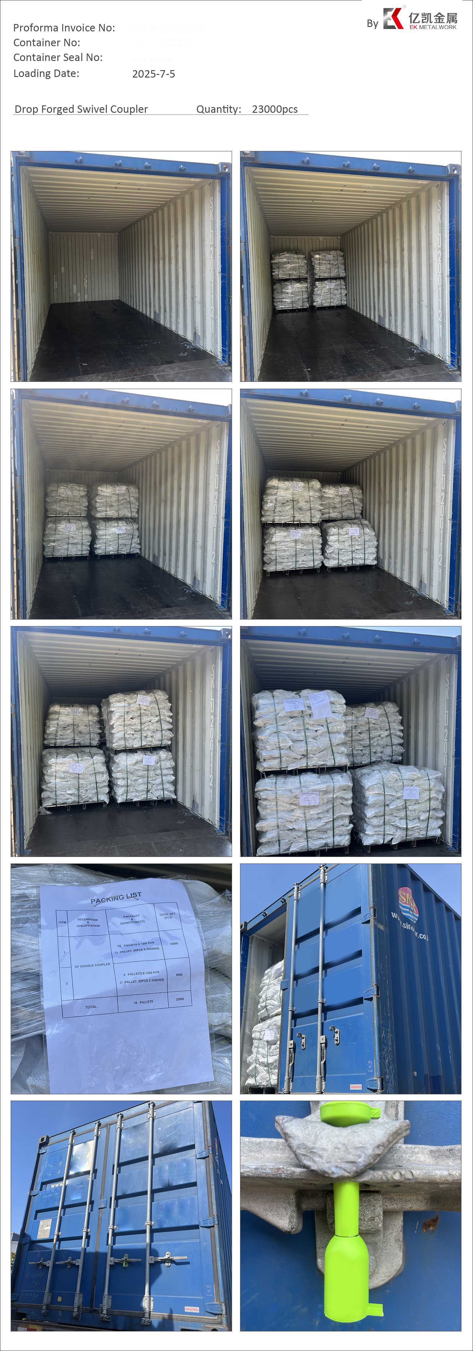 Acoplador giratorio forjado 