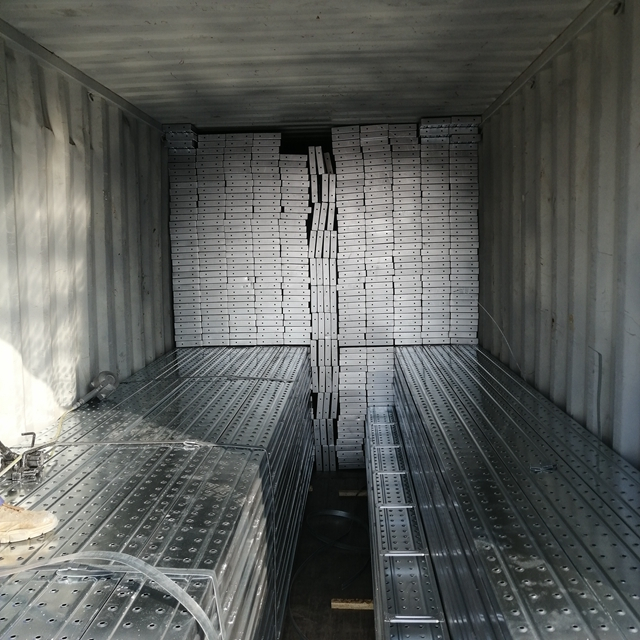 镀锌钢脚手架步行板的建筑