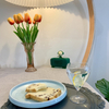 New Design Drop-Shaped Transparent Goblet Wine Glass