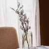 Ion Plating Square Colored Glass Flower Vase for Decoration