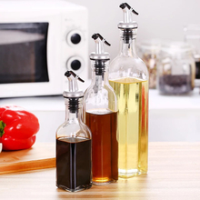 500ml Glass Packing Bottle Square Oil Sauce Packing Bottle